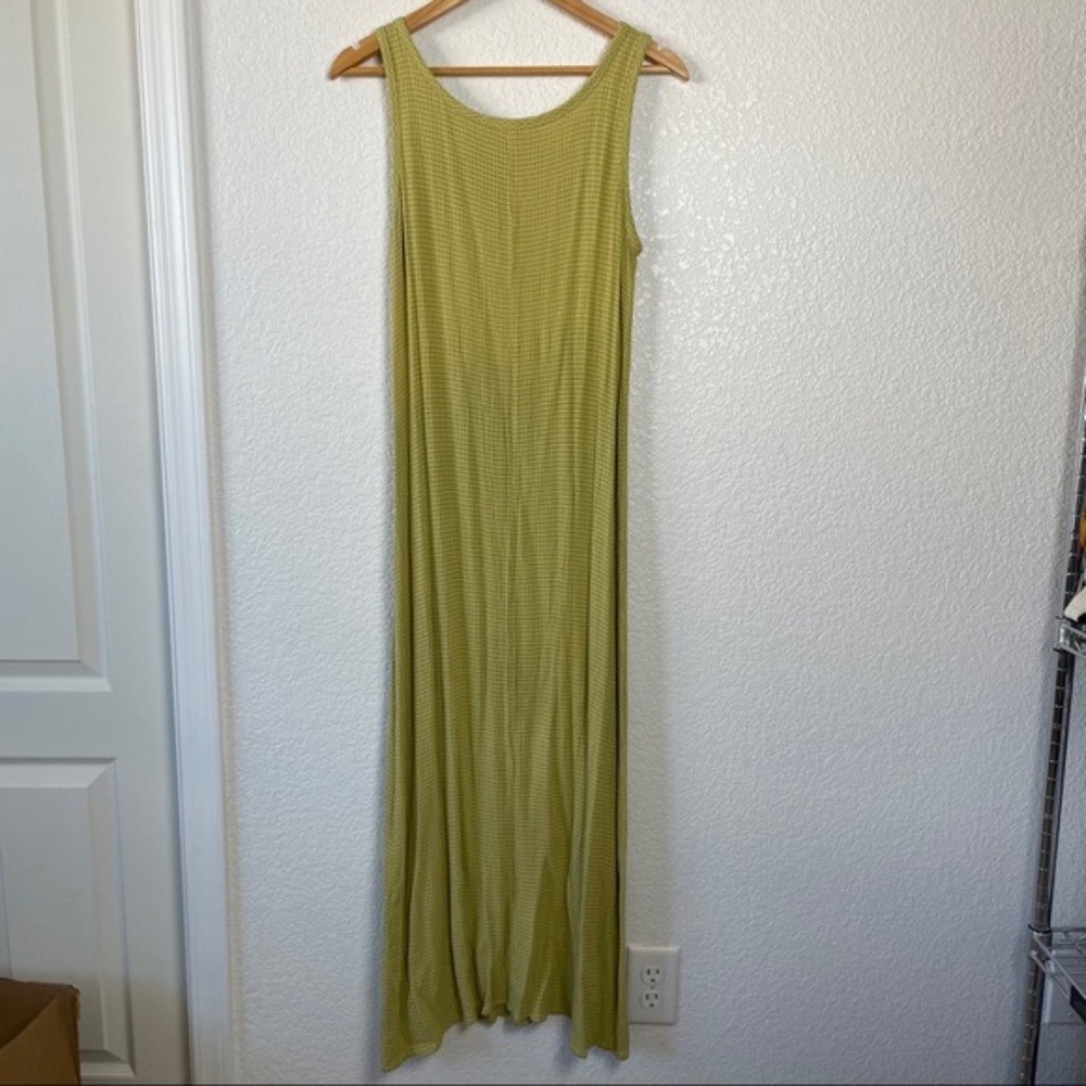 Chartreuse Maxi Tank Dress  by Double D Ranch